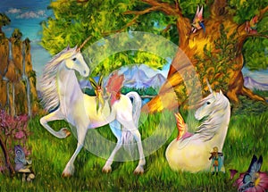 Unicorns and elves