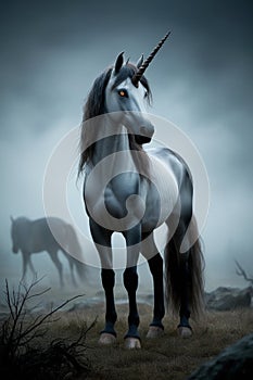 Harbinger of the Misty Shadows: The Eerie Unicorn