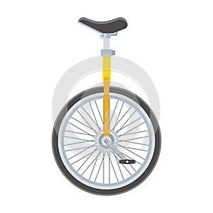 Unicycle Vector Illustration photo