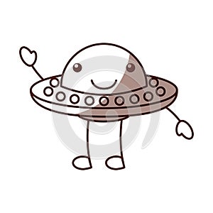 Unidentified flying object comic character