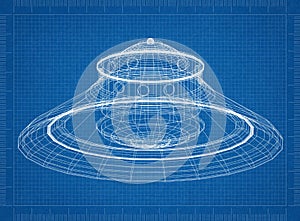 Unidentified flying object - UFO Architect blueprint