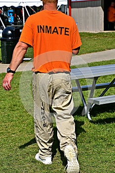 Unidentified inmate on work detail