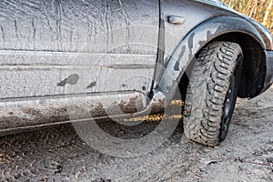 Unidentified offroad vehicles during a desert safari