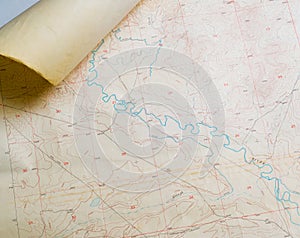 Unidentified topo map