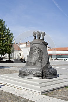 Unification bell inside Alba Iulia fortress