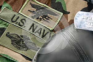 Uniform of Navy SEAL photo