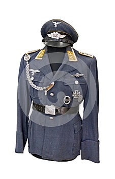 Uniform of staff sergeant of German Air Force ( Luftwaffe) photo