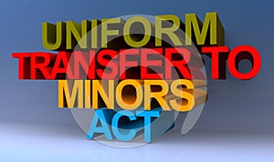 Uniform transfer to minors act on blue