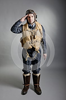 Uniform of WW2 RAF bomber pilot / air crew member.