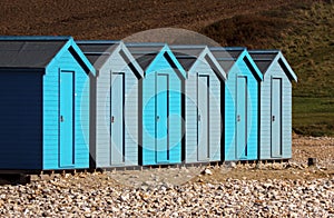 Uniformed Beach Huts photo