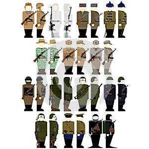 Uniforms soldiers of Russian special services