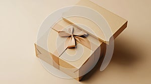 uning empty gift box