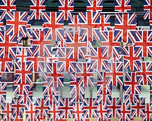 Union Flag Bunting in Covent Garden for the Coronation