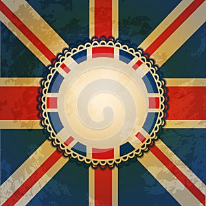 Union jack and border