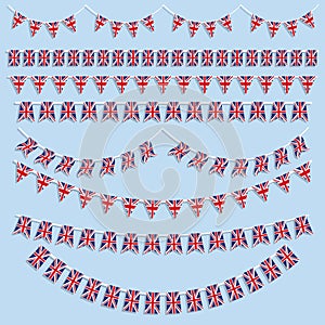 Union Jack flag bunting