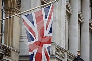 Union Jack flag in London