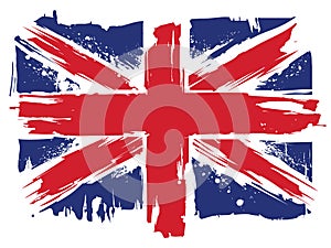 Union Jack flag of the United Kingdom photo