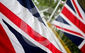 Union Jack flags