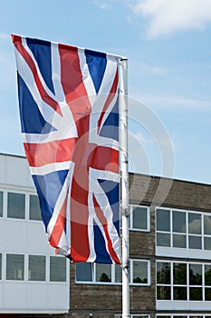 The Union Jack, the national flag of the United Kingdom