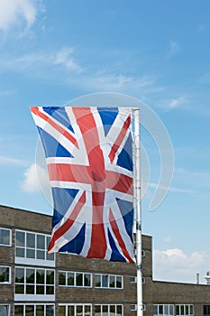 The Union Jack, the national flag of the United Kingdom