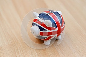 A Union Jack Piggy Bank for Saving Money