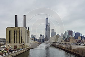 Union Power Station and Willis Tower