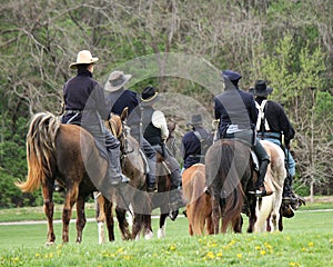 Union Soldiers - Civil War Reenactment