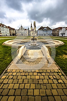 Timisoara`s Union square, Romania