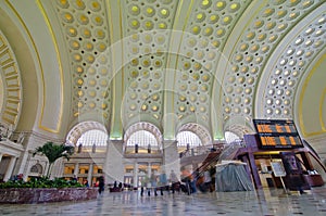 Union Station interior - Washington DC USA