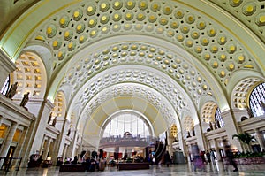 Union Station interior - Washington DC USA