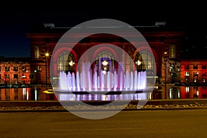 Union Station night view Kansas Missouri