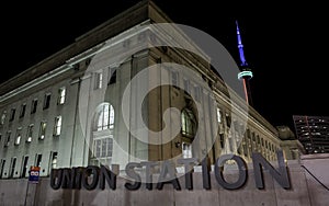 Union Station Toronto Night