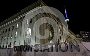 Union Station Toronto Night photo