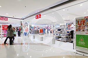 Uniqlo shop in Hong Kong