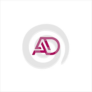 AD Unique abstract geometric logo design