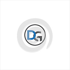 DG Unique abstract geometric logo design