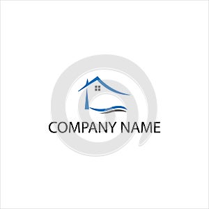 Unique abstract geometric logo design