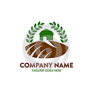 Unique agriculture logo template