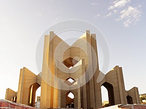 Unique architecture of Maqbarat-o-shoara or the Mausoleum of Poets,Tabriz,Iran photo