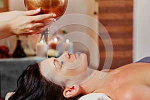 A unique Ayurvedic procedure Shirodhara that elevates you to a state called trance. The flow of pleasant sensations covers your