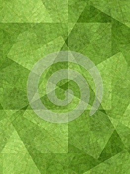 Unique Background Green Shapes