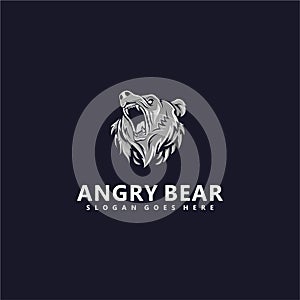 Unique of Bear mascot logo
