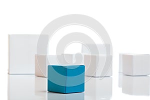 Unique blue box photo