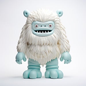 Unique Blue Monster Toy - High Detailed Vinyl Yeti By Toby Nelson photo