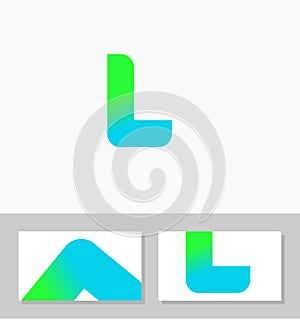 Unique Businness for IT Application Logo Vector & Namecard Vector