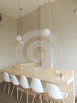 Unique cafe interior design