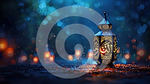 Unique candle lantern décor for celebrating Ramadan