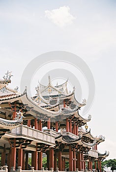 Unique Chinese style building in Xiamen, China