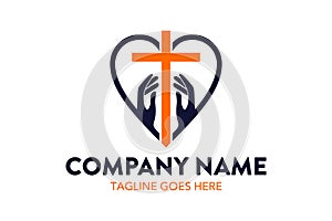 Unique church logo template