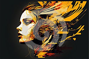 Authenticity Abstract Art (generative AI)